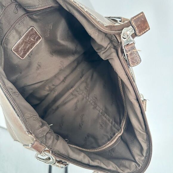 Vintage Fossil Women's Leather Messenger Shoulder Bag Handbag Dark Brown Medium - Picture 12 of 12